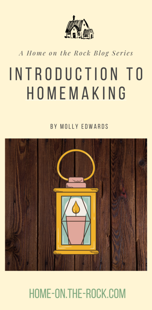 Introduction to Homemaking blog series #homemaking #homemakers #housewife #handmadehome